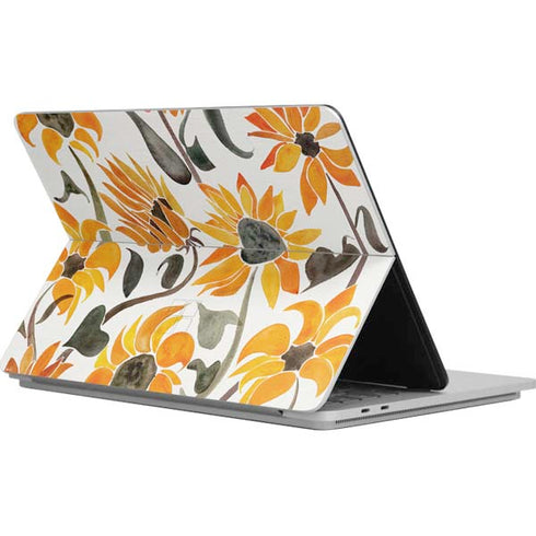 Cat Coq Yellow Sunflower Surface Laptop Studio Skin